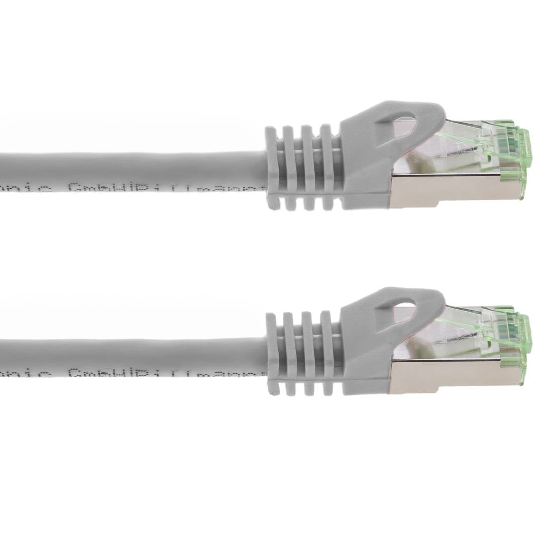 Cable de red ethernet Cat. 8.1 S/FTP de 0.5 m de color gris