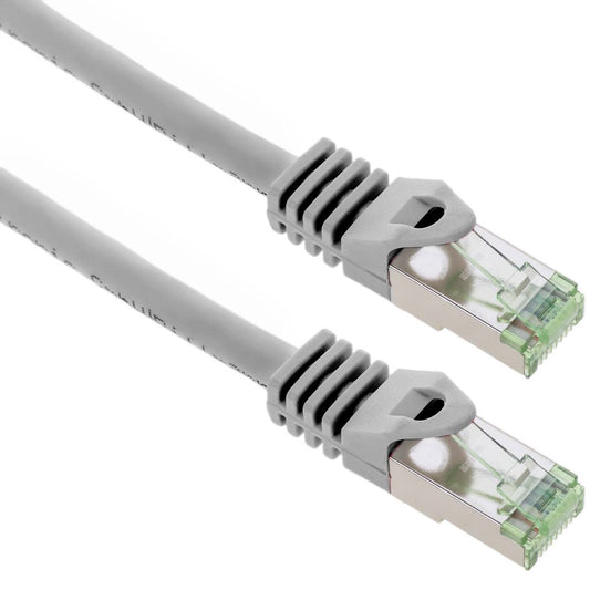 Cable de red ethernet Cat. 8.1 S/FTP de 1 m de color gris