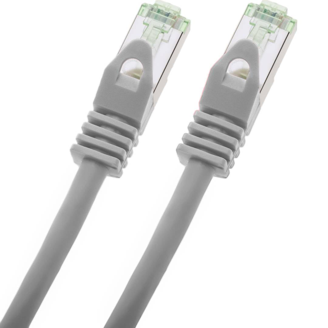 Cable de red ethernet Cat. 8.1 S/FTP de 1 m de color gris