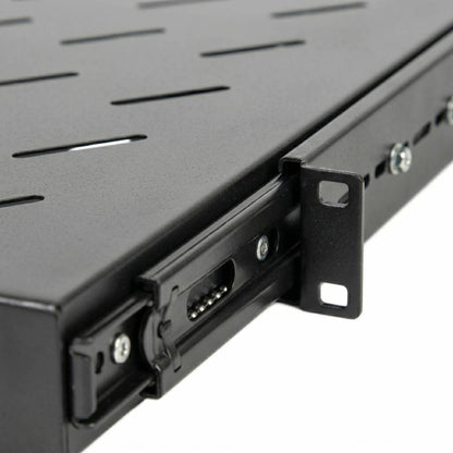 Bandeja telescópica ajustable para armario rack 19' de 1U y fondo 350mm