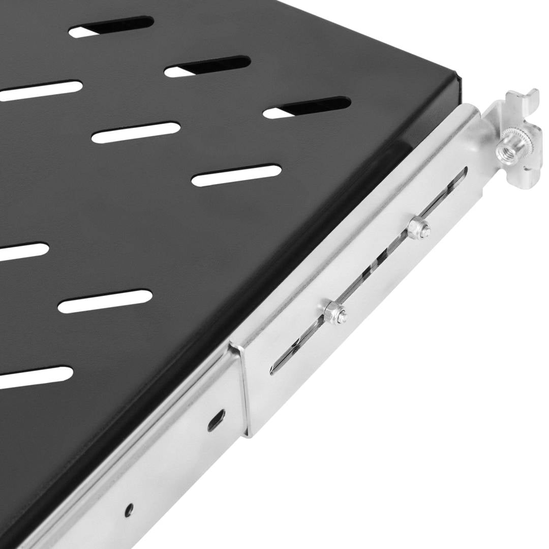 Bandeja telescópica ajustable para armario rack 19' de 1U y fondo 568mm