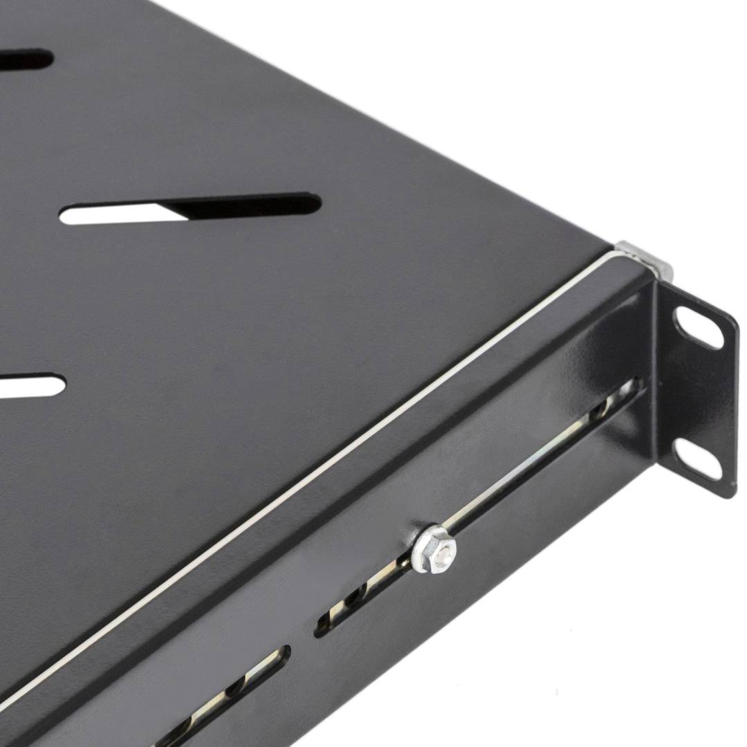 Bandeja telescópica ajustable para armario rack 19' de 1U y fondo 650mm