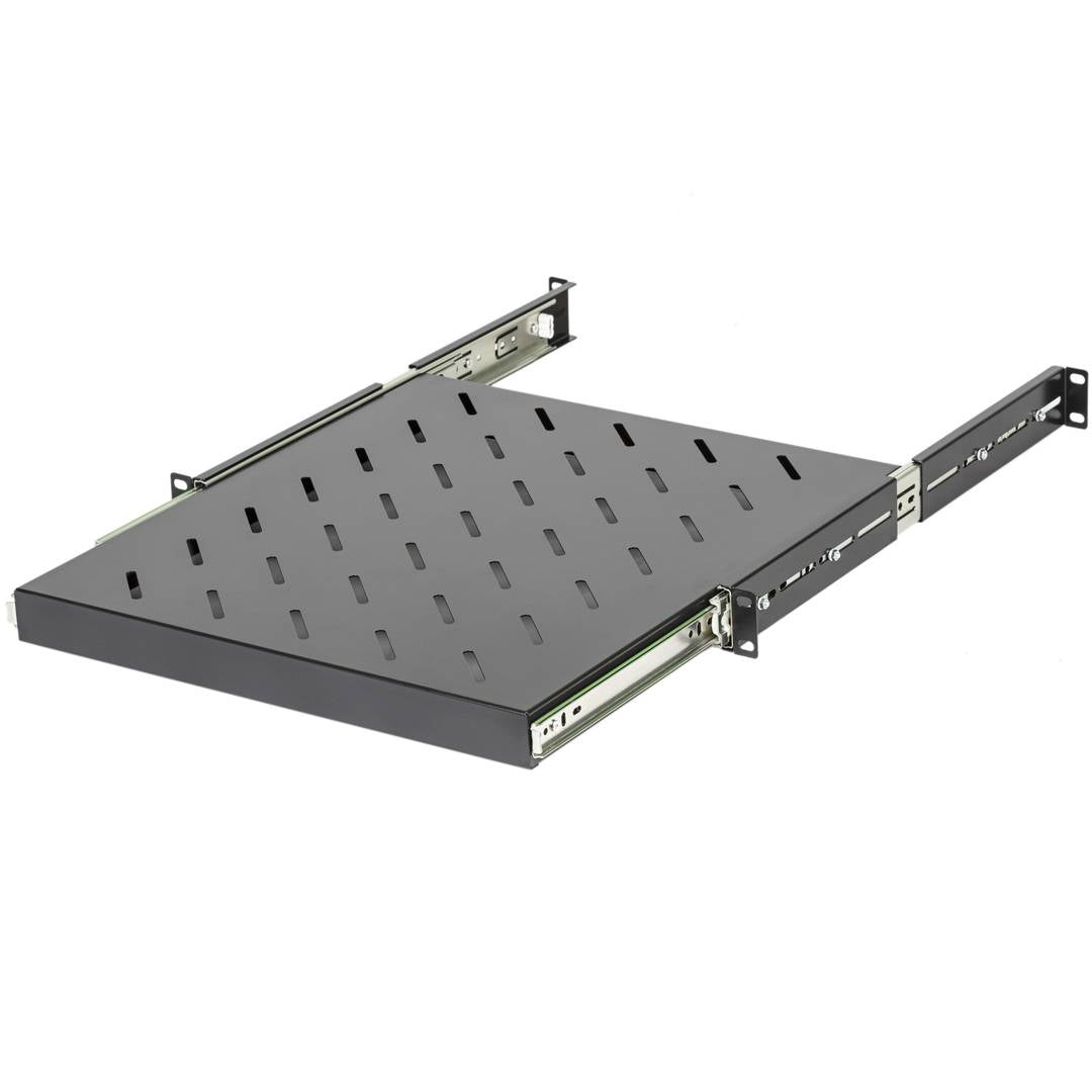 Bandeja telescópica ajustable para armario rack 19' de 1U y fondo 470mm