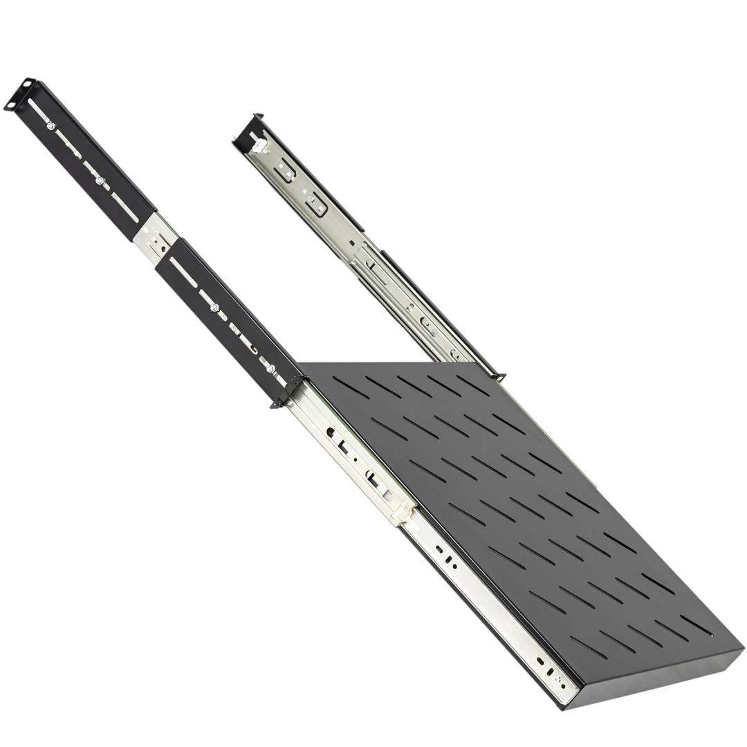 Bandeja telescópica ajustable para armario rack 19' de 1U y fondo 470mm