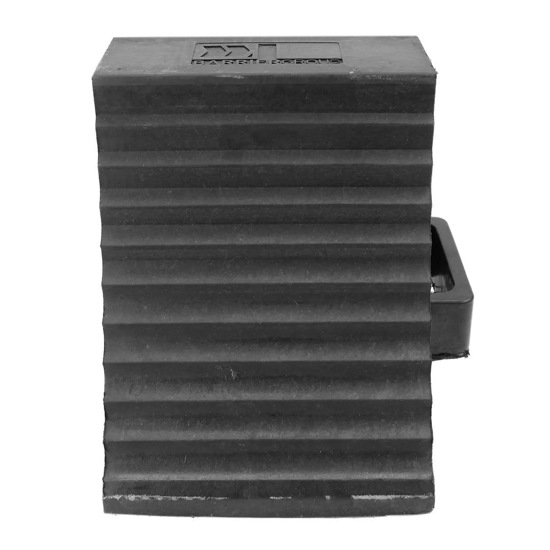 Calzo de goma para coches y camiones. Cuña de ruedas doble para autocaravanas