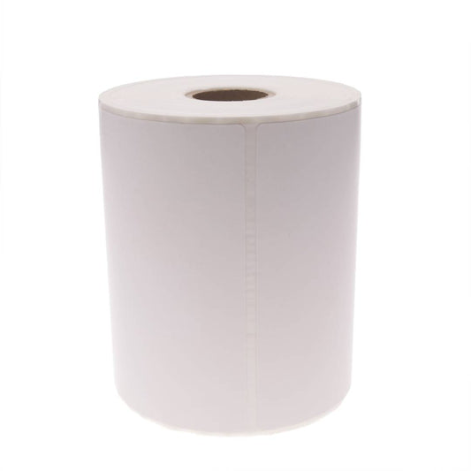 Rollo bobina de 300 etiquetas adhesivas para impresora transferencia térmica 101.6x127mm
