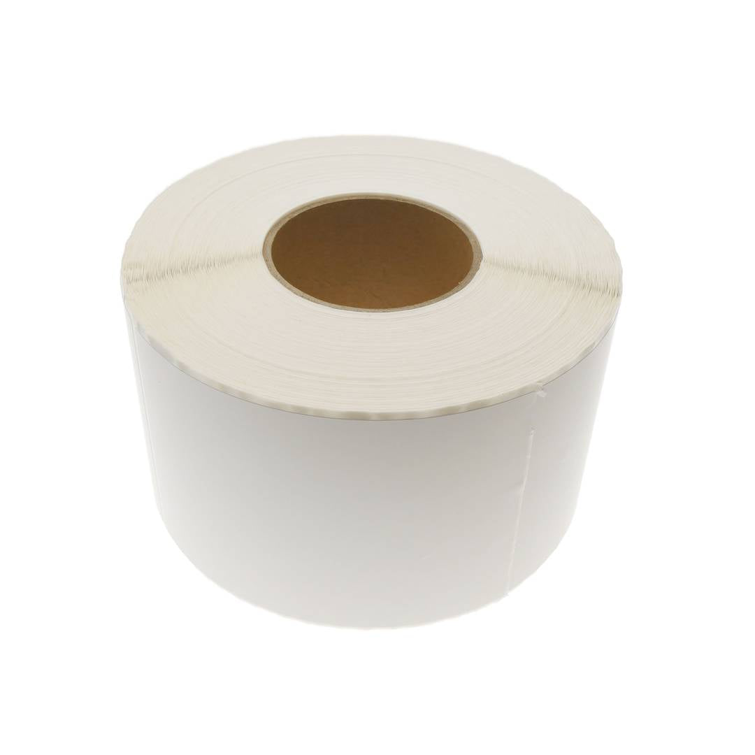 Rollo bobina de 1100 etiquetas adhesivas para impresora transferencia térmica 101.6x127mm