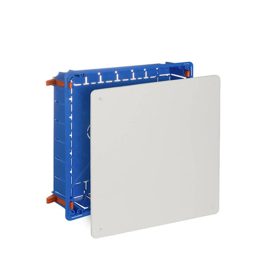 Caja estanca empotrable rectangular 250x250x50mm Solera 324GW