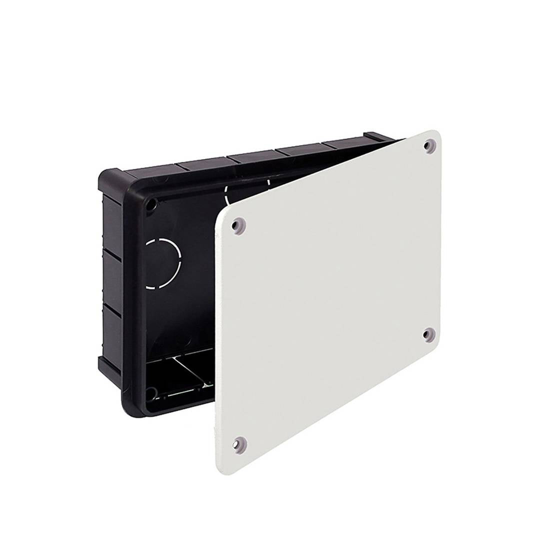 Caja empotrada de registro eléctrico rectangular 200x130x60mm Solera 314