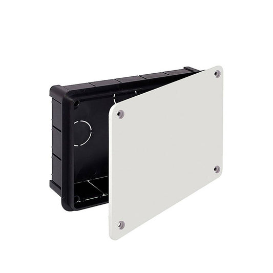 Caja empotrada de registro eléctrico rectangular 200x130x60mm Solera 314