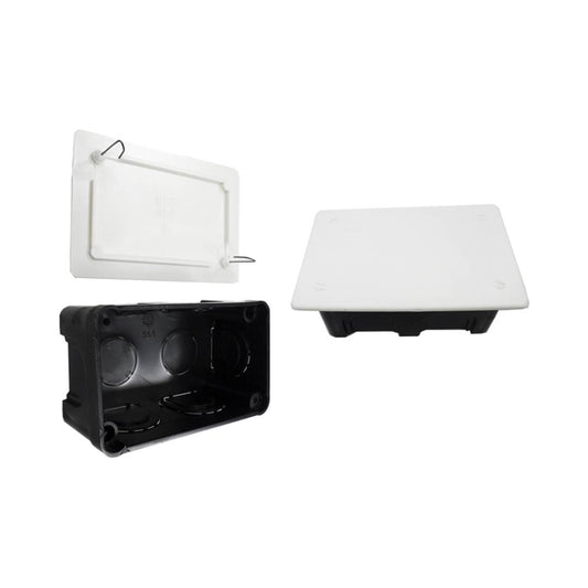 Caja empotrada de registro eléctrico rectangular 200x130x60mm Solera 614