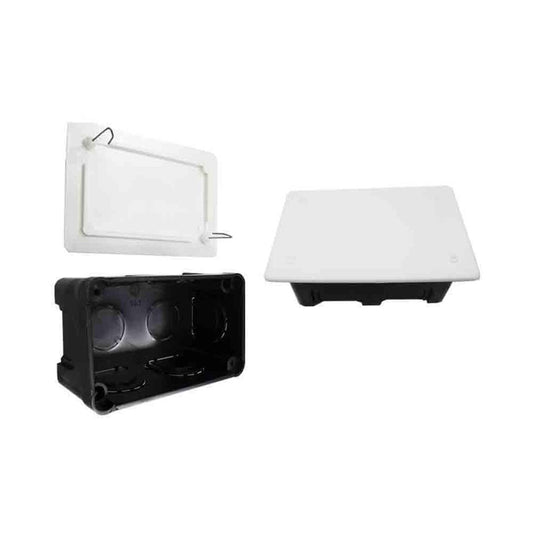 Caja empotrada de registro eléctrico rectangular 100x50x45mm Solera 561