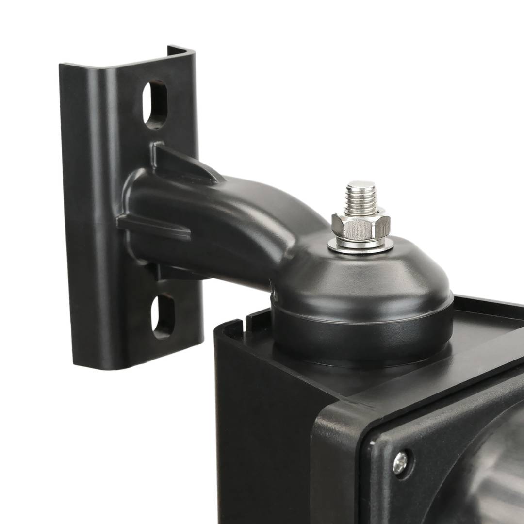Semáforo para interior y exterior IP65 negro de 3 x 100mm de 12-24V con luces LED verde ámbar y roja