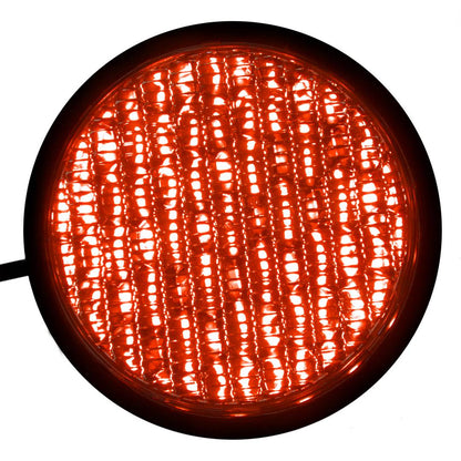 Luz LED para semáforo IP65 100mm de 12-24V rojo