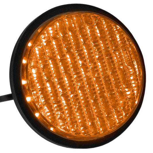 Luz LED para semáforo IP65 100mm de 12-24V amarillo