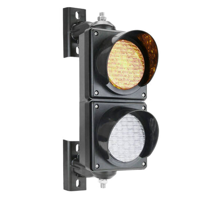Luz LED para semáforo IP65 100mm de 220VAC amarillo