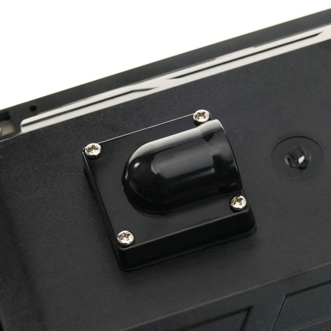 Semáforo para interior y exterior IP65 negro de 3 x 200mm de 220V con luces LED verde ambar y roja