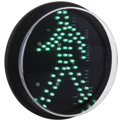 Luz LED para semáforo IP65 200mm de 12-24V peatón verde