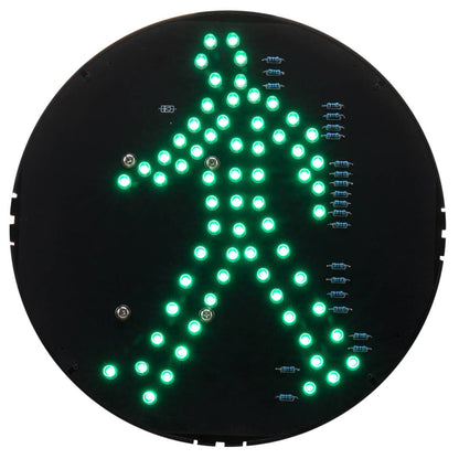Luz LED para semáforo IP65 200mm de 12-24V peatón verde