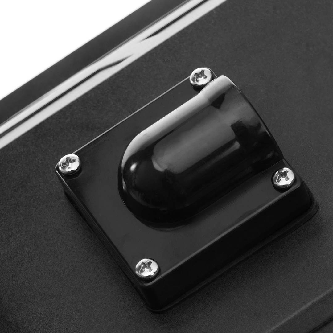 Semáforo para interior y exterior IP65 negro de 2 x 200mm de 220V con verde y roja para peatones
