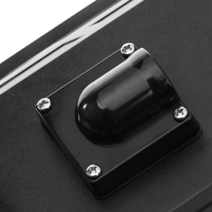 Semáforo para interior y exterior IP65 negro de 2 x 200mm de 220V con verde y roja para peatones