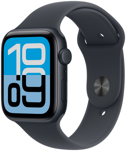 Apple Watch SE (3nd generation) 4,52 cm (1.78'') OLED 44 mm Digital 368 x 448 Pixeles Pantalla tactil 5G Negro Wifi GPS (satelite)