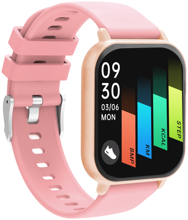 Denver SWC-176RO Relojes inteligentes y deportivos 4,6 cm (1.81'') TFT Digital Pantalla tactil Rosa