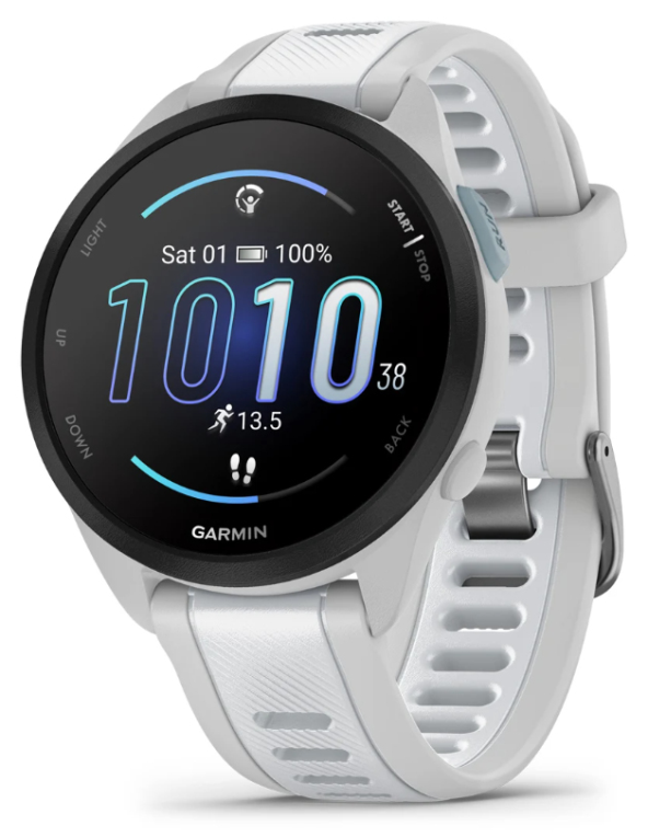 Garmin Forerunner 165 3,05 cm (1.2'') AMOLED 43 mm Digital 390 x 390 Pixeles Pantalla tactil Gris GPS (satelite)