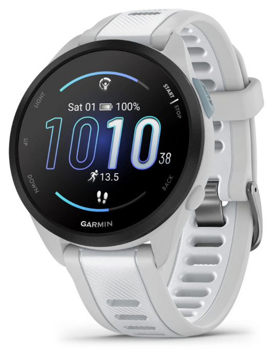 Garmin Forerunner 165 3,05 cm (1.2'') AMOLED 43 mm Digital 390 x 390 Pixeles Pantalla tactil Gris GPS (satelite)