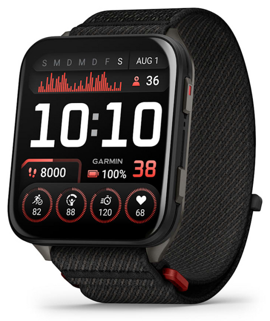 Garmin Venu X1 5,08 cm (2'') AMOLED Digital 448 x 486 Pixeles Pantalla tactil Negro Wifi GPS (satelite)