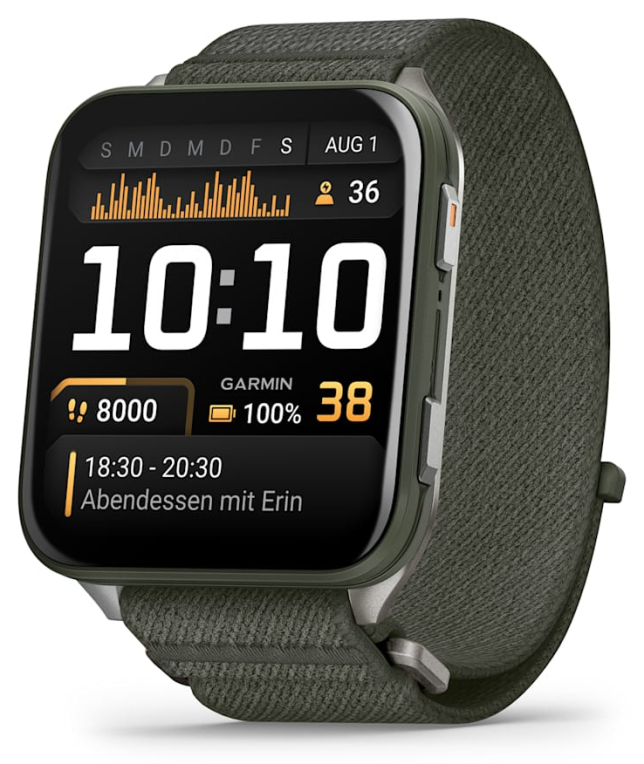 Garmin Venu X1 5,08 cm (2'') AMOLED Digital 448 x 486 Pixeles Pantalla tactil Gris Wifi GPS (satelite)