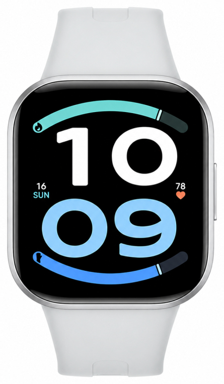 Xiaomi Redmi Watch 6 Active 4,7 cm (1.85'') AMOLED 46 mm Digital 390 x 450 Pixeles Pantalla tactil Blanco GPS (satelite)