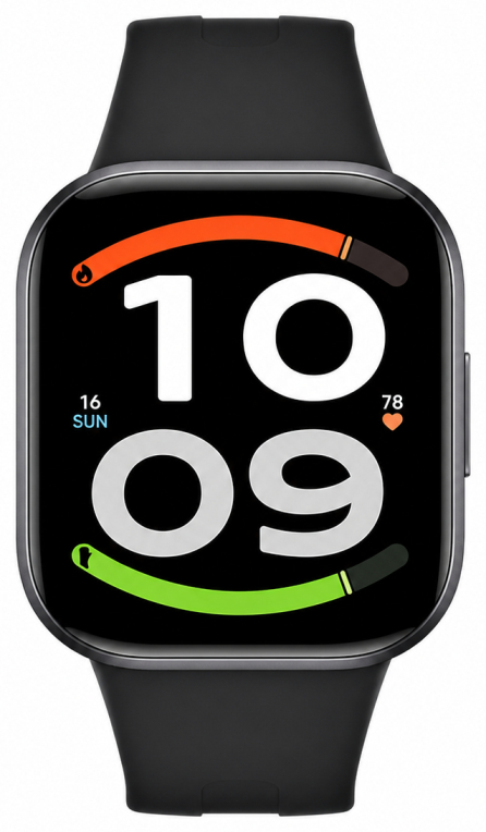 Xiaomi Redmi Watch 6 Active 4,7 cm (1.85'') AMOLED 46 mm Digital 390 x 450 Pixeles Pantalla tactil Negro GPS (satelite)
