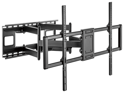 AISENS Soporte Pro Giratorio, Inclinable Y Nivelable Para Monitor/tv 120kg De 60-120, Negro