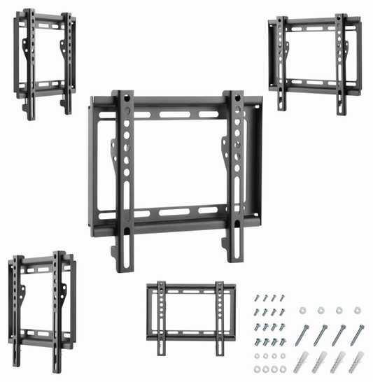Gembird WM-42F-04 soporte para TV 106,7 cm (42'') Negro