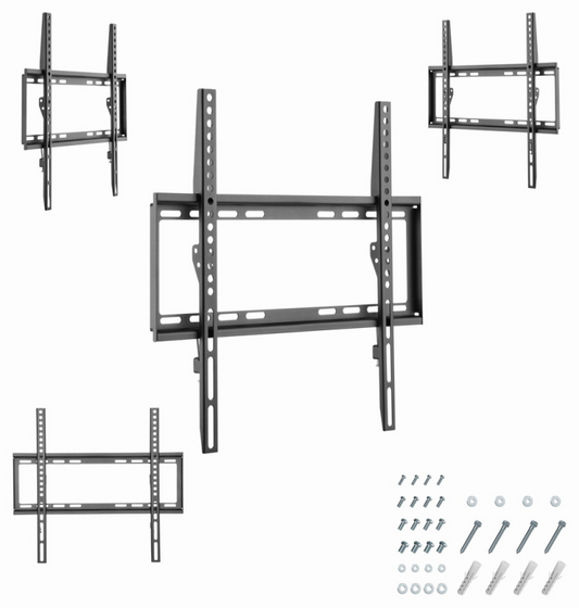 Gembird WM-55F-04 soporte para TV 139,7 cm (55'') Negro