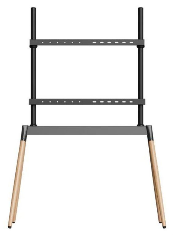 Gembird TVS-86F-01-BK soporte para TV 2,18 m (86'') Negro, Madera