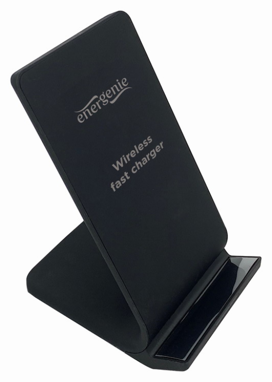 Gembird EG-WPC10-02 cargador de dispositivo movil Smartphone Negro CC Cargador inalambrico Interior