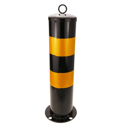 Pilona bolardo de metal con base clavada 12x51 cm 1-pack
