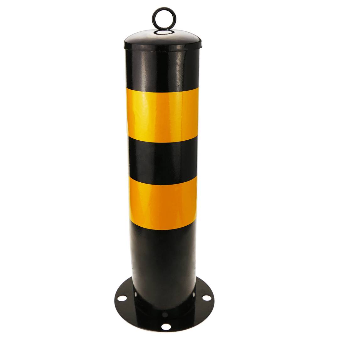 Pilona bolardo de metal con base removible 12x50 cm 1-pack
