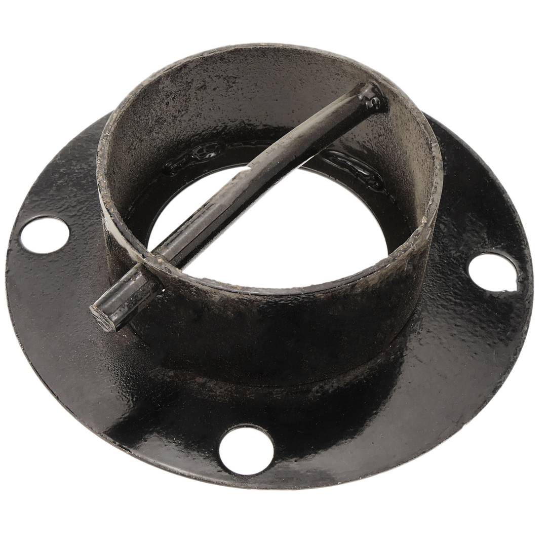 Pilona bolardo de metal con base removible 12x50 cm 1-pack