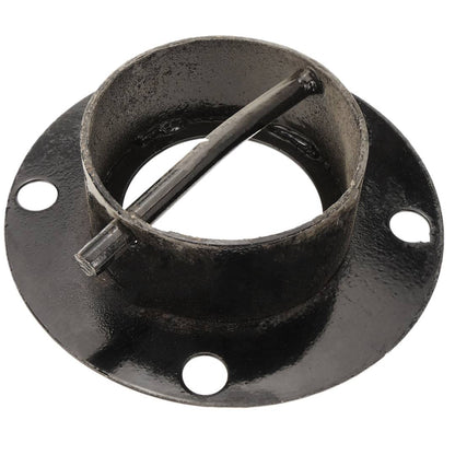 Pilona bolardo de metal con base removible 12x50 cm 1-pack