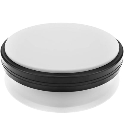 Base giratoria eléctrica de 15 cm. Plataforma rotatoria de color blanco