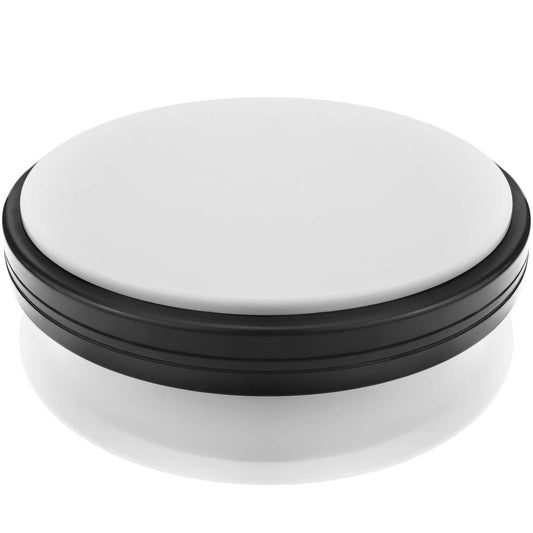 Base giratoria eléctrica de 15 cm. Plataforma rotatoria de color blanco