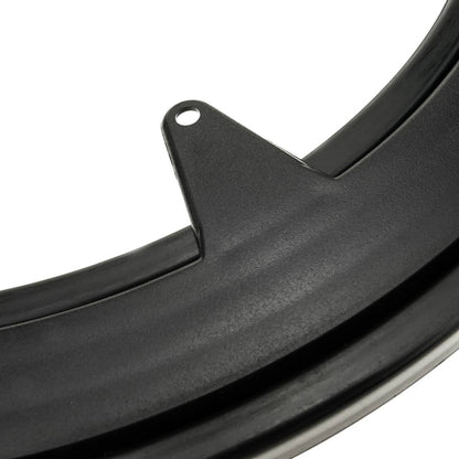 Base giratoria manual de 25 cm y 30 kg de carga. Plataforma rotatoria de color negro.
