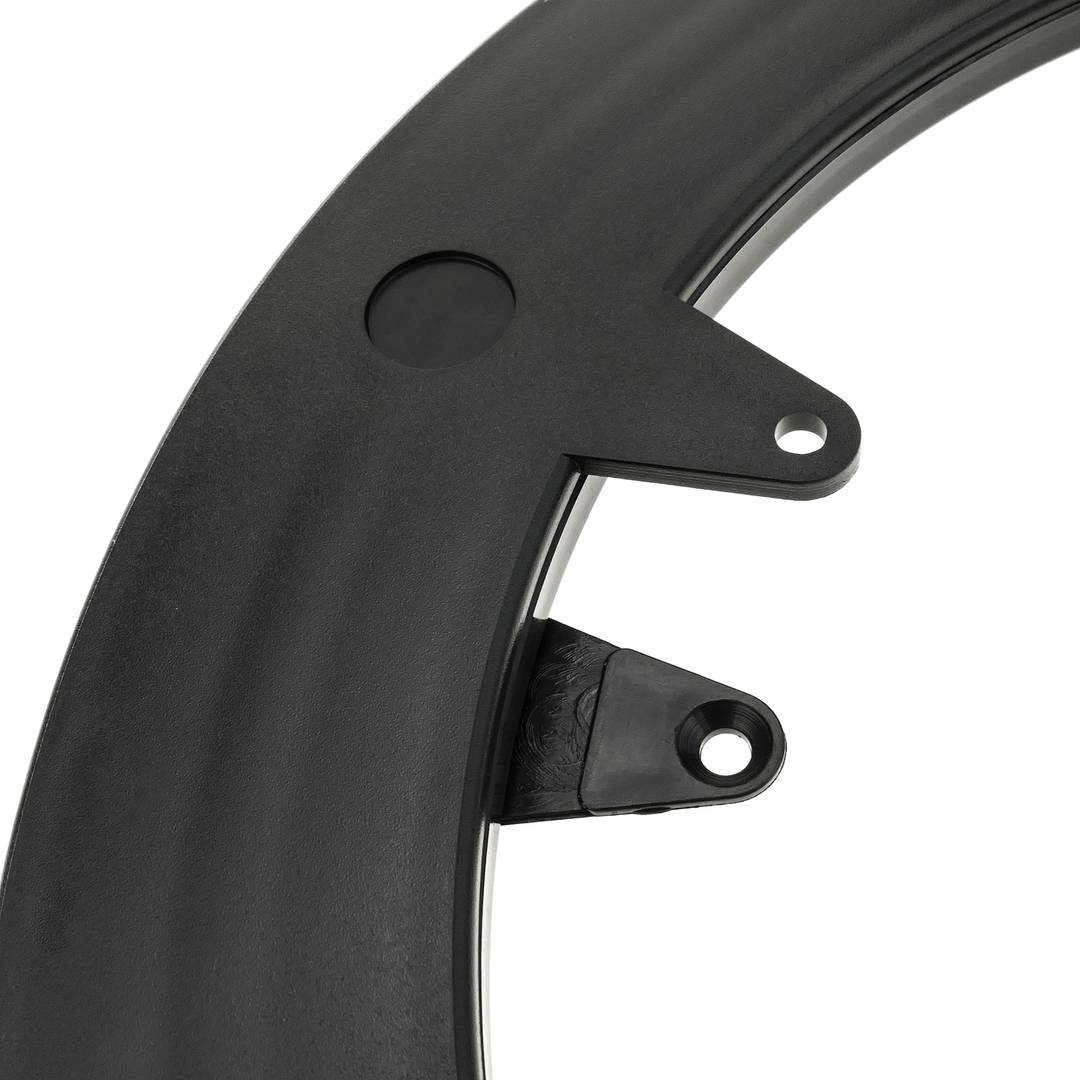 Base giratoria manual de 25 cm y 30 kg de carga. Plataforma rotatoria de color negro.