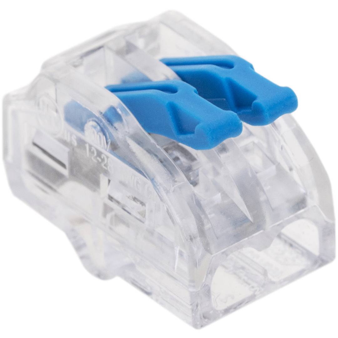 Bloque conector de empalme de 2 tomas para cable 2,5mm (5 Pack)