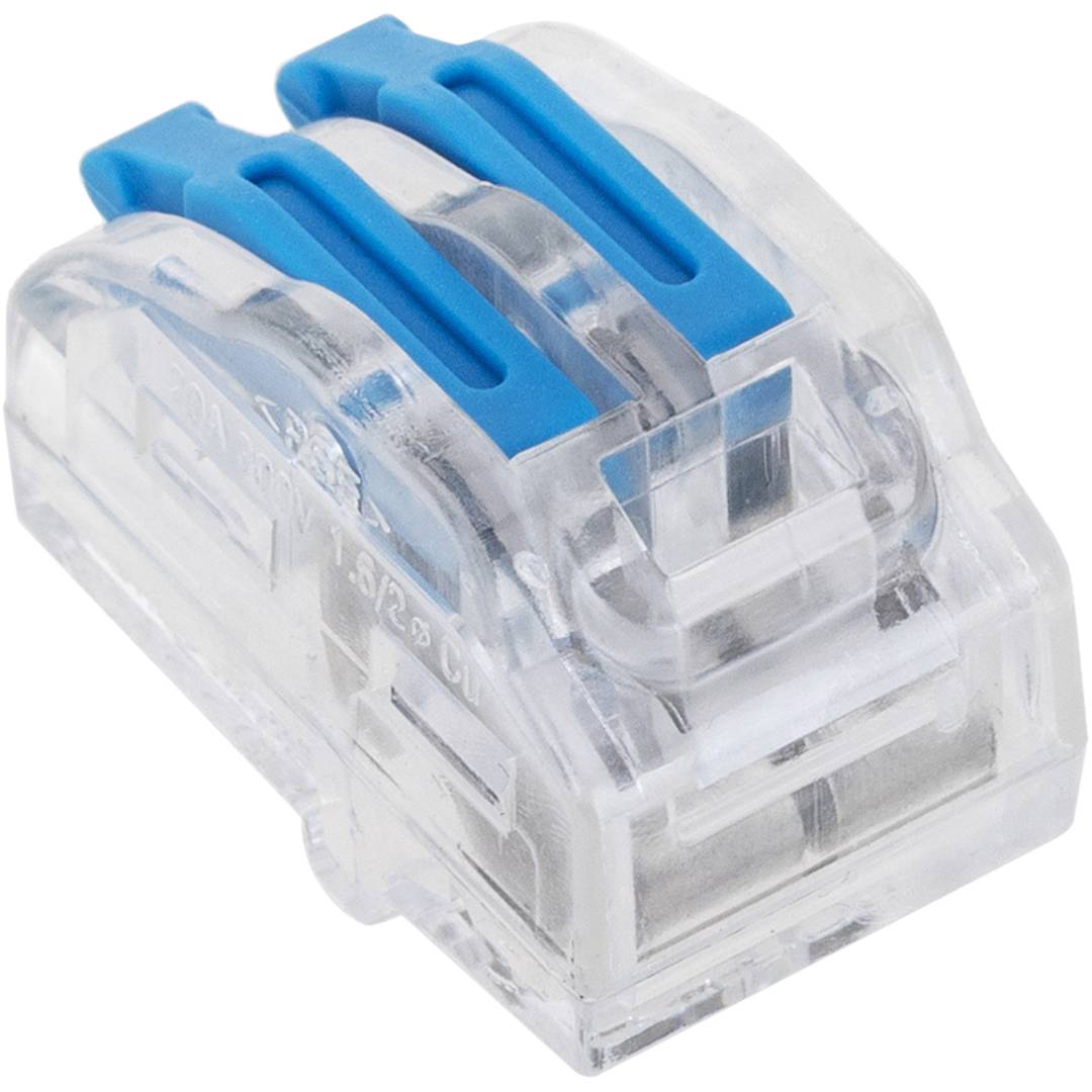 Bloque conector de empalme de 2 tomas para cable 2,5mm (5 Pack)