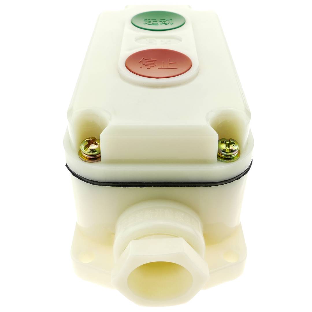 Caja de control con 2 pulsador momentáneos 1NO 1NC LA5821-1