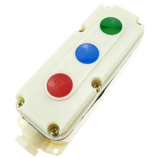 Caja de control con 3 pulsadores momentáneos 1NO 1NC LA5821-1